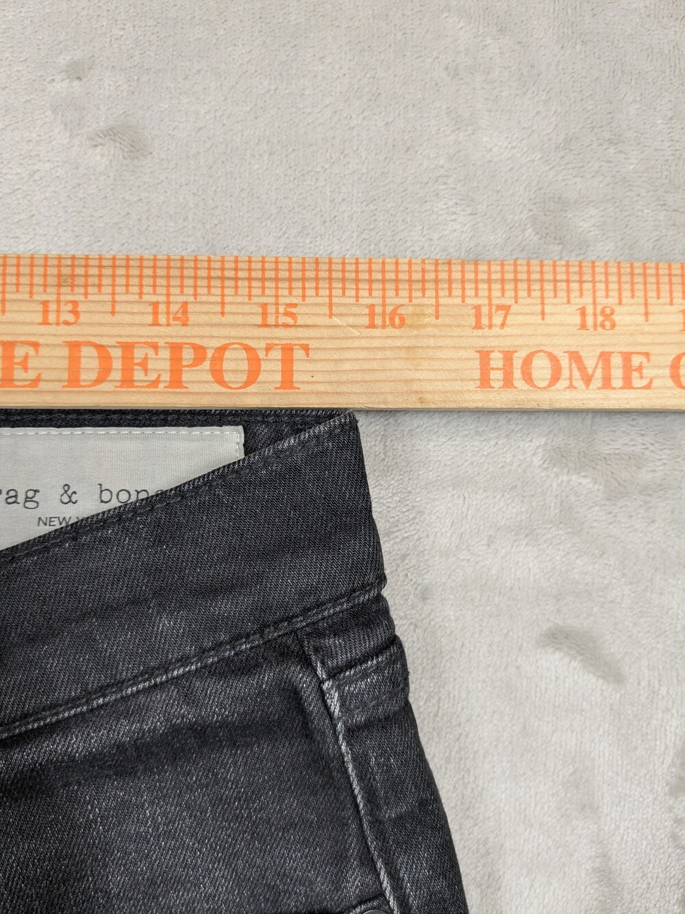 rag & bone Mens Jeans 30x32 Black Fit 2 Slim Leg Stretch Denim Pants - Picture 4 of 15